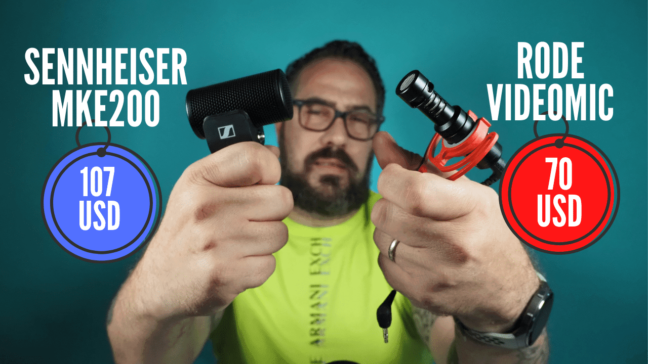 RodeVideoMic vs Sennheiser MKE200