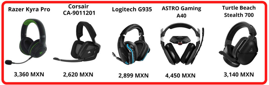 Razer Kira Pro COMPETIDORES