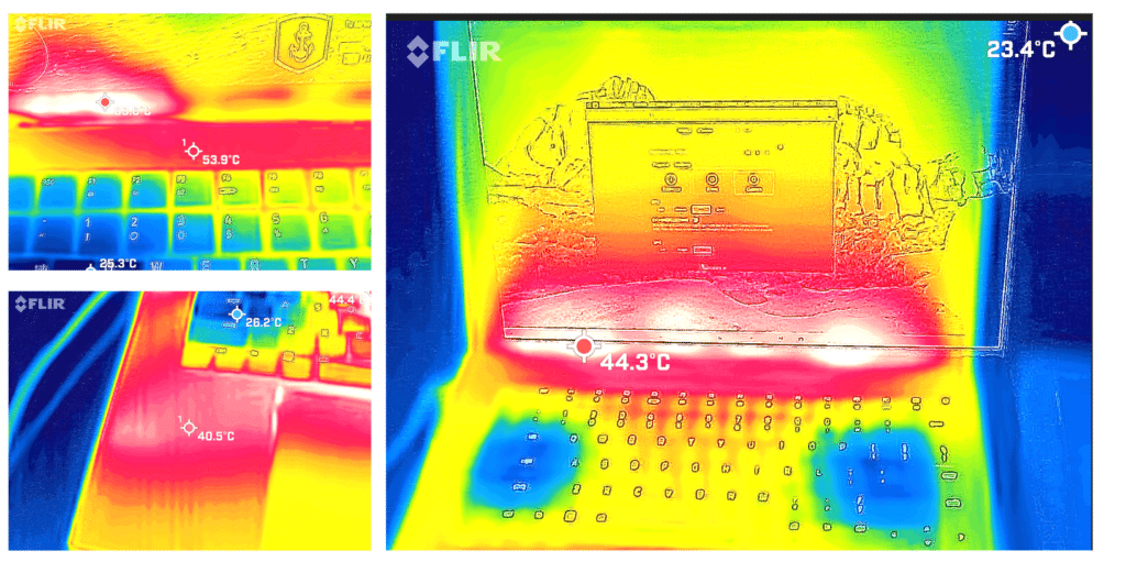 Razer Blade 16 Mapa de calor