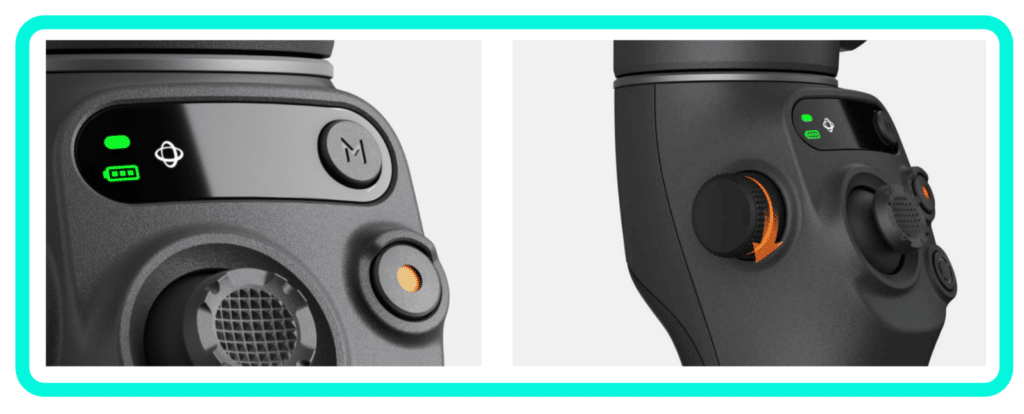 DJI OM6 Panel de Control