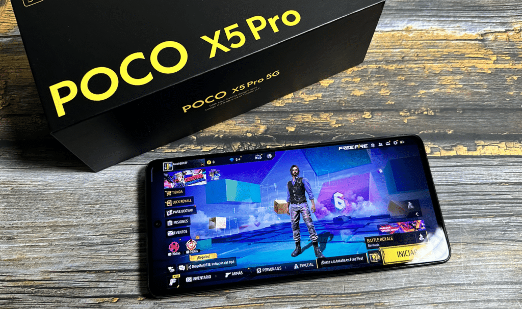 Poco X5 Pro Fre fire