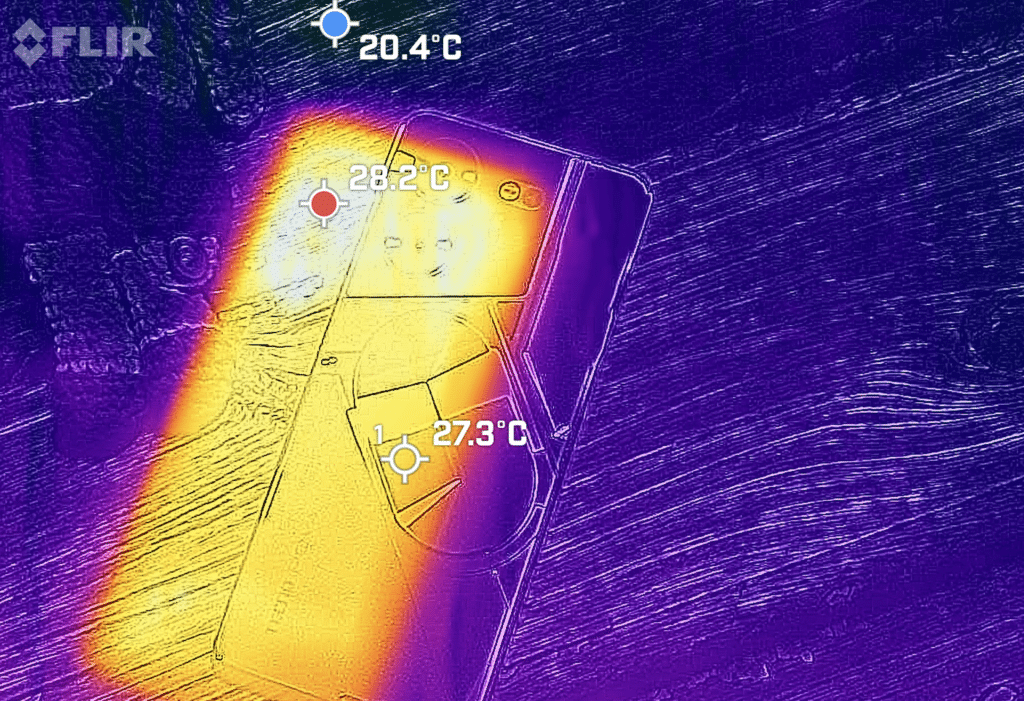 Tecno Pova 5 Pro 5G Mapam de calor